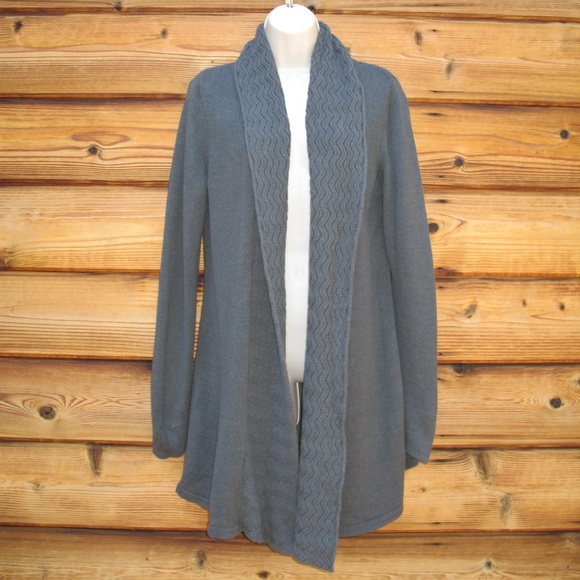 Leo & Nicole Sweaters - Leo and Nicole Gray Wrap Cardigan Sweater